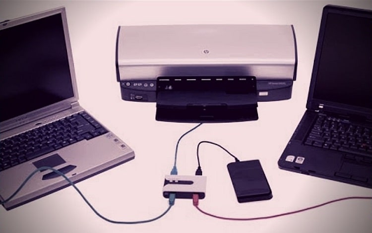 How To Connect Two Computers To One Printer Using USB