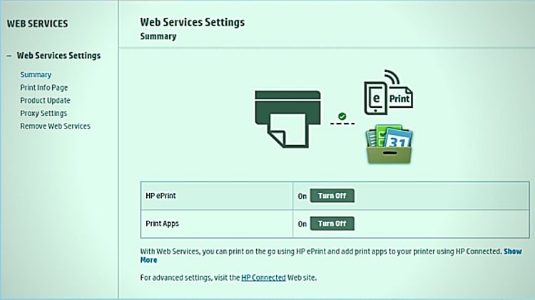 How Do I Disable Web Services On My Hp Printer