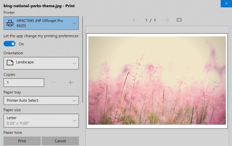 How To Print Photos In Windows 10