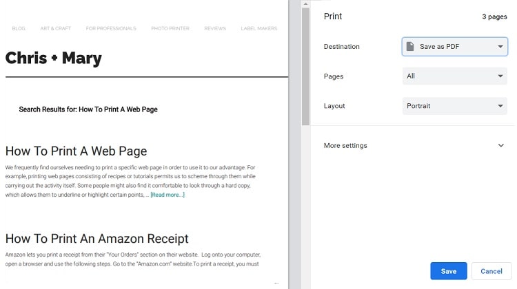 How To Print A Web Page